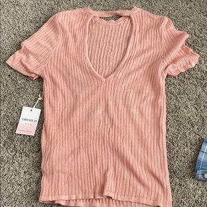 Sweater top/SSLV baby pink